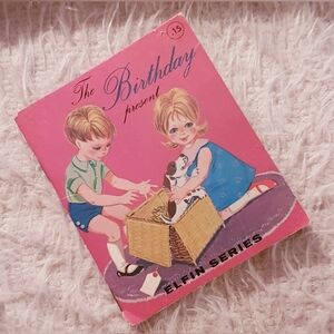 Vintage The Birthday Present Book Elfin Series Sweden Helsingborgs LITOR